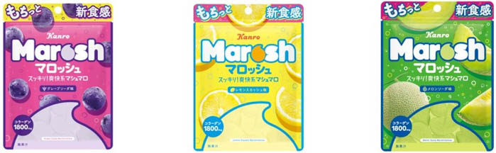 もちっと新食感が大人気！話題のマロッシュから待望の新味が登場！カンロ「マロッシュ　メロンソーダ味」新発売！