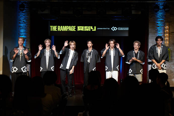 THE RAMPAGEとコラントッテがファンと共に夏を満喫！「THE RAMPAGE 夏祭り presented by Colantotte」開催！