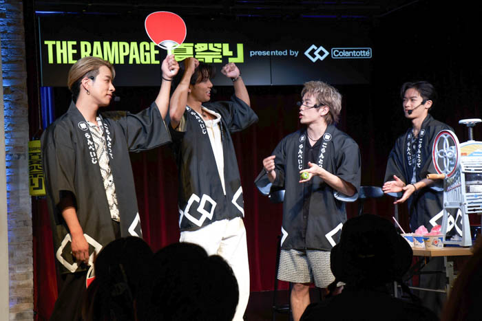 THE RAMPAGEとコラントッテがファンと共に夏を満喫！「THE RAMPAGE 夏祭り presented by Colantotte」開催！