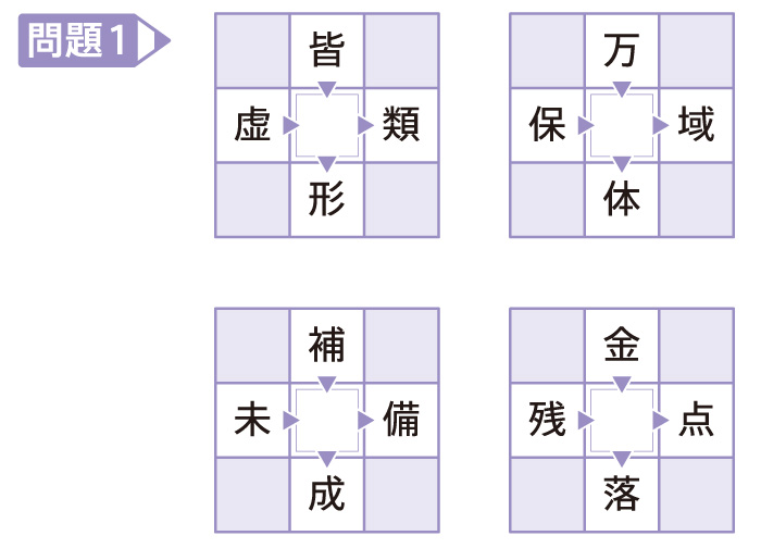 10月号 【穴埋め熟語パズル】四字熟語を完成させて「QUOカード5,000円分」をゲットしよう！