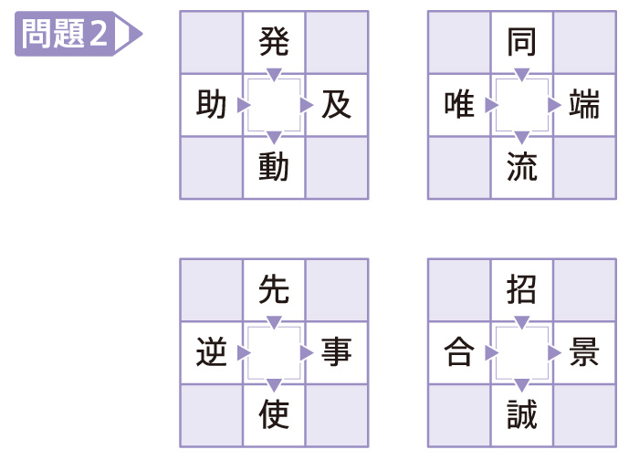 10月号 【穴埋め熟語パズル】四字熟語を完成させて「QUOカード5,000円分」をゲットしよう！