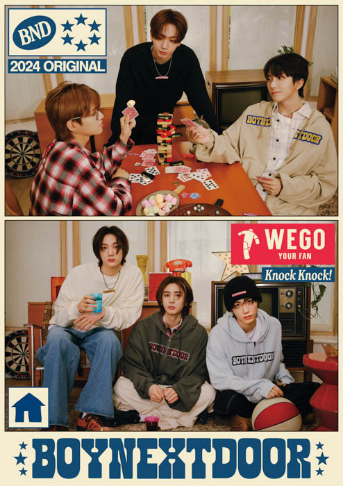 BOYNEXTDOORが、WEGO 2024 AUTUMN & WINTERのビジュアルモデルに就任！