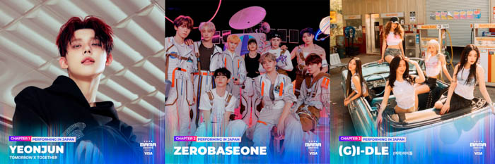 TOMORROW X TOGETHERのYEONJUN、ZEROBASEONE、(G)I-DLEが「2024 MAMA AWARDS」THEME・CINEMATIC・MEGA STAGEに登場！