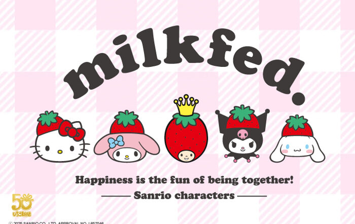 MILKFED.（ミルクフェド）がサンリオキャラクターズとのコラボレーションアイテムを発表