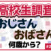 【高校生調査】＃248 何歳からおじさん？ おばさん？